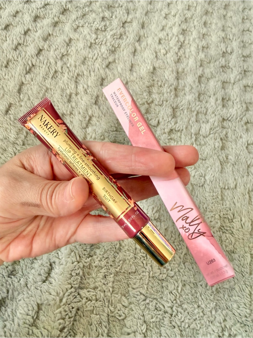New Nakery Plumping Lip Treatment and Mally Gel Eyeliner Bundle